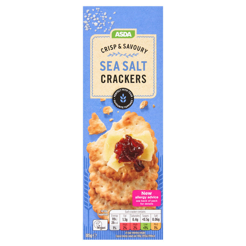 ASDA Sea Salt Crackers GOODS ASDA   