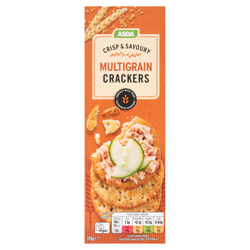 ASDA Crisp & Savoury Multigrain Crackers GOODS ASDA   