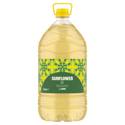 ASDA sunflower oil 5 litres, UK version