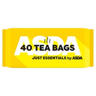 ASDA Just Essentials black tea bags 100g, UK version