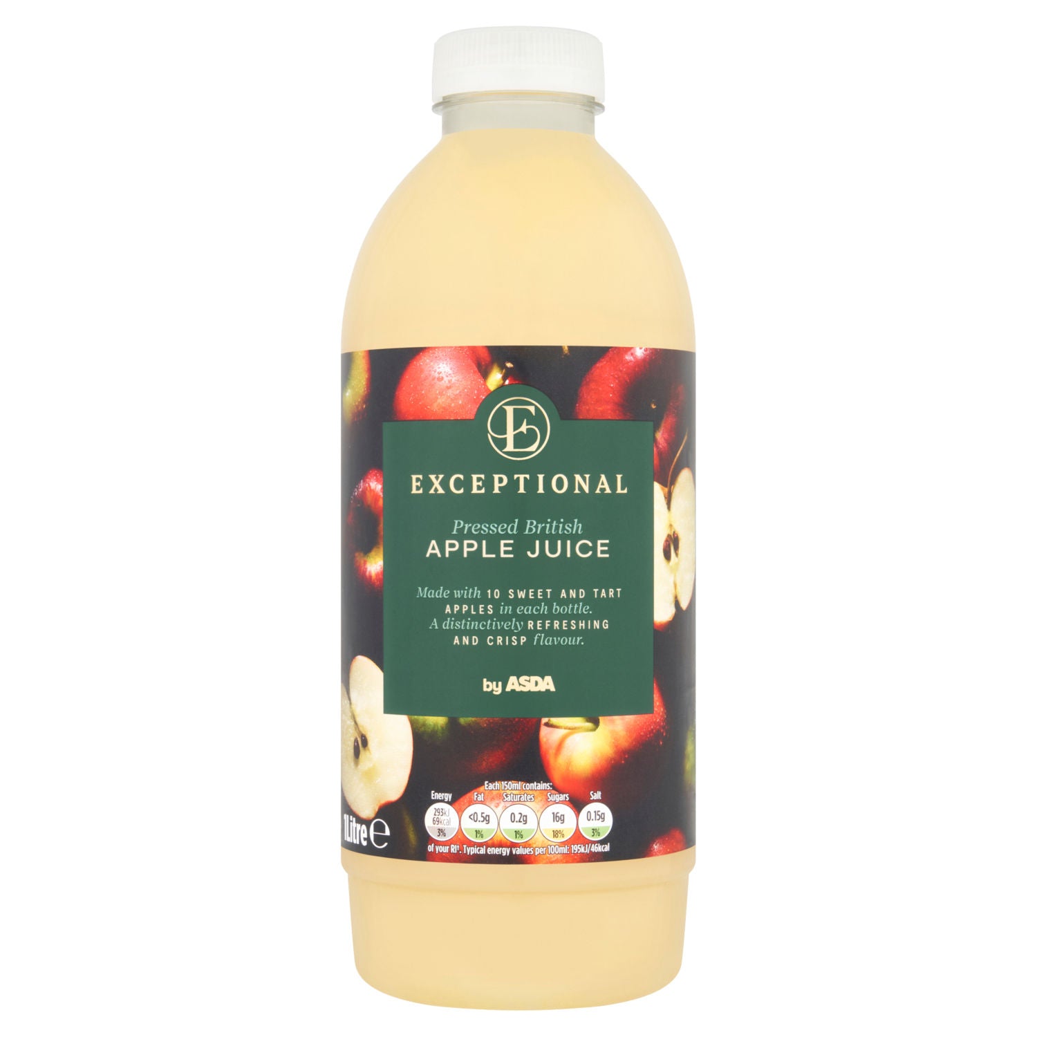 ASDA apple juice 1 litre, UK version