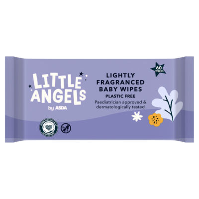 ASDA Little Angels by ASDA Lightly Fragranced Baby Wipes 60- Buy online at McGrocer