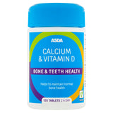 ASDA Calcium & Vitamin D Bone & Teeth Health 120 Tablets GOODS ASDA   