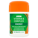 ASDA Vitamin B Complex Energy 90 Tablets 1 A Day GOODS ASDA   