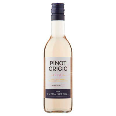 ASDA Extra Special Pinot Grigio Rosé 18.7cl - British product