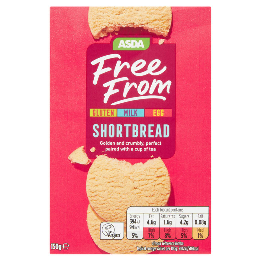 ASDA Free From Shortbread