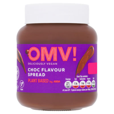 ASDA OMV! Deliciously Vegan Plant Based OMV! Choc Flavour Spread 350g- Buy online at McGrocer