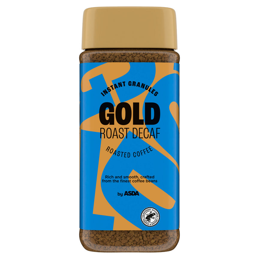 ASDA Gold Roast Decaf Instant Granules 200g | McGrocer