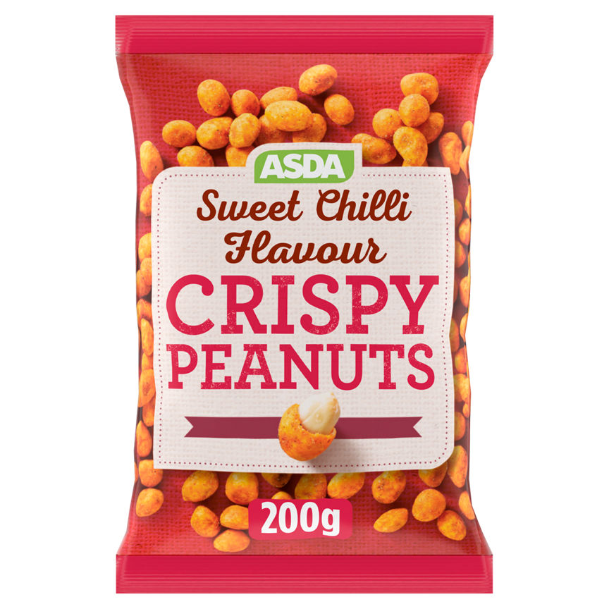 ASDA Sweet Chilli Flavour Crispy Peanuts 200g GOODS ASDA   