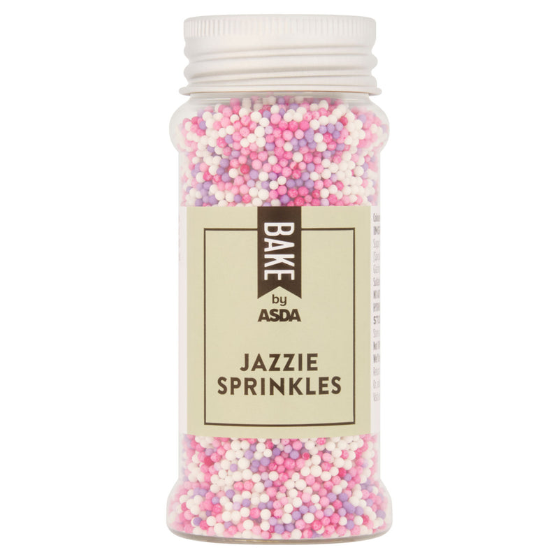 ASDA Jazzie Sprinkles 80g coloured sugar decorations UK version