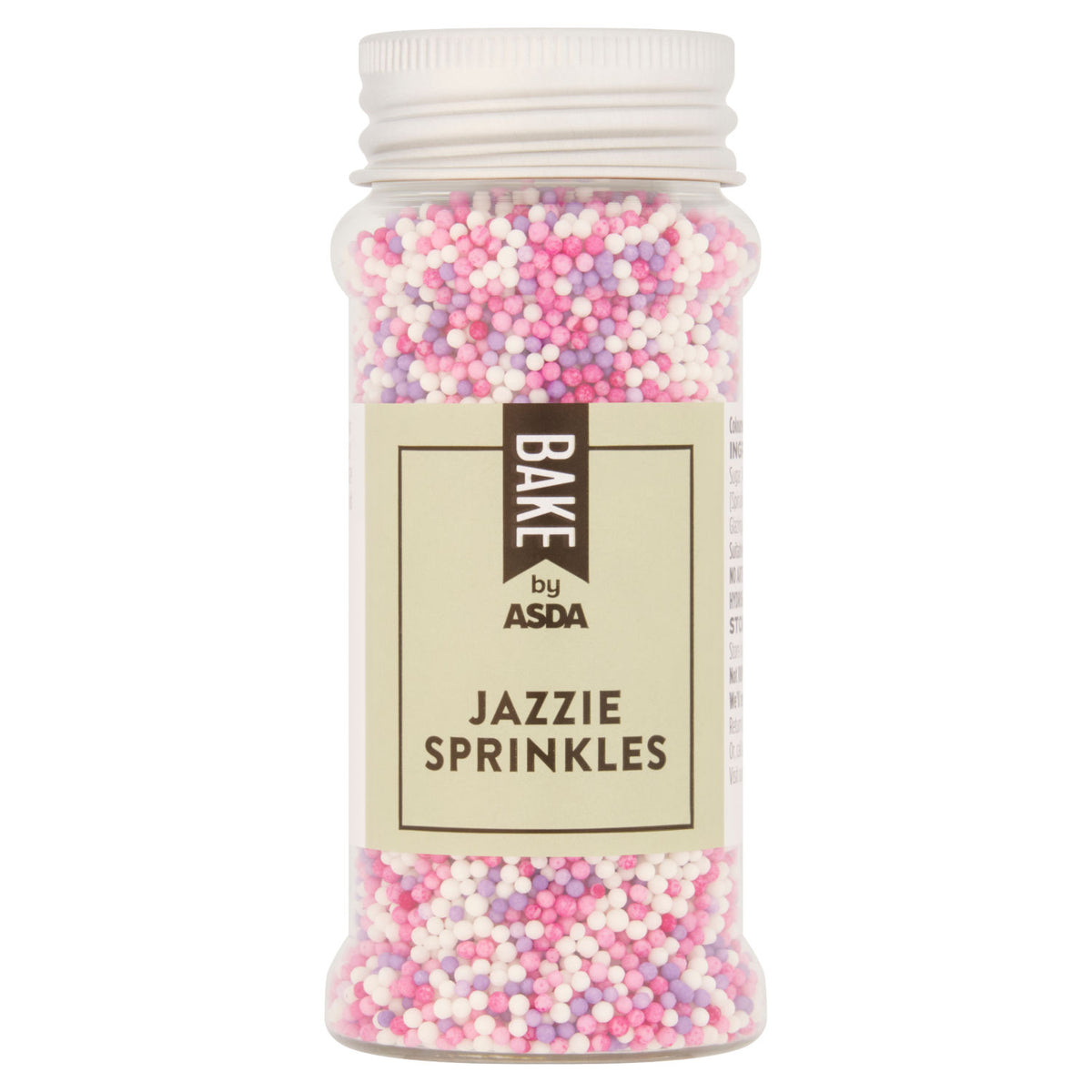 ASDA Jazzie Sprinkles 80g coloured sugar decorations UK version