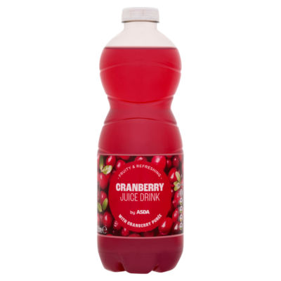 ASDA cranberry juice drink 1 litre - British product