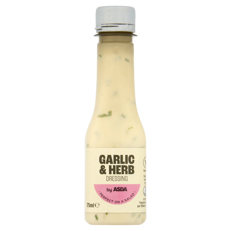 ASDA Garlic & Herb Dressing 175ml (British brand)