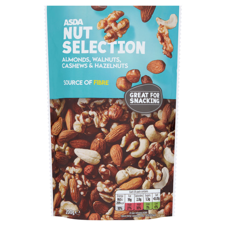 ASDA Almonds, Walnuts, Cashews & Hazelnuts Nut Selection GOODS ASDA   