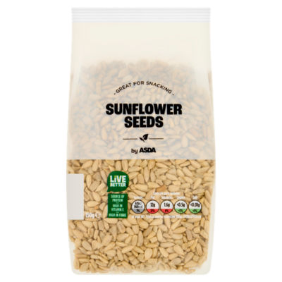 ASDA sunflower seeds 150g, UK version