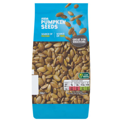 ASDA ASDA Gresskarkjerner snacksfrø 150 g - Kjøp online hos McGrocer