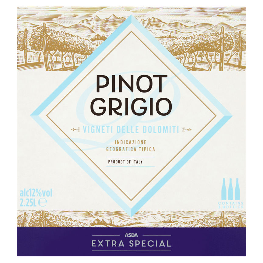 ASDA Extra Special Pinot Grigio Boxed Wine GOODS ASDA   