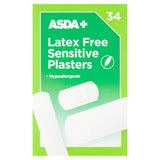 ASDA 34 Latex Free Sensitive Plasters GOODS ASDA   