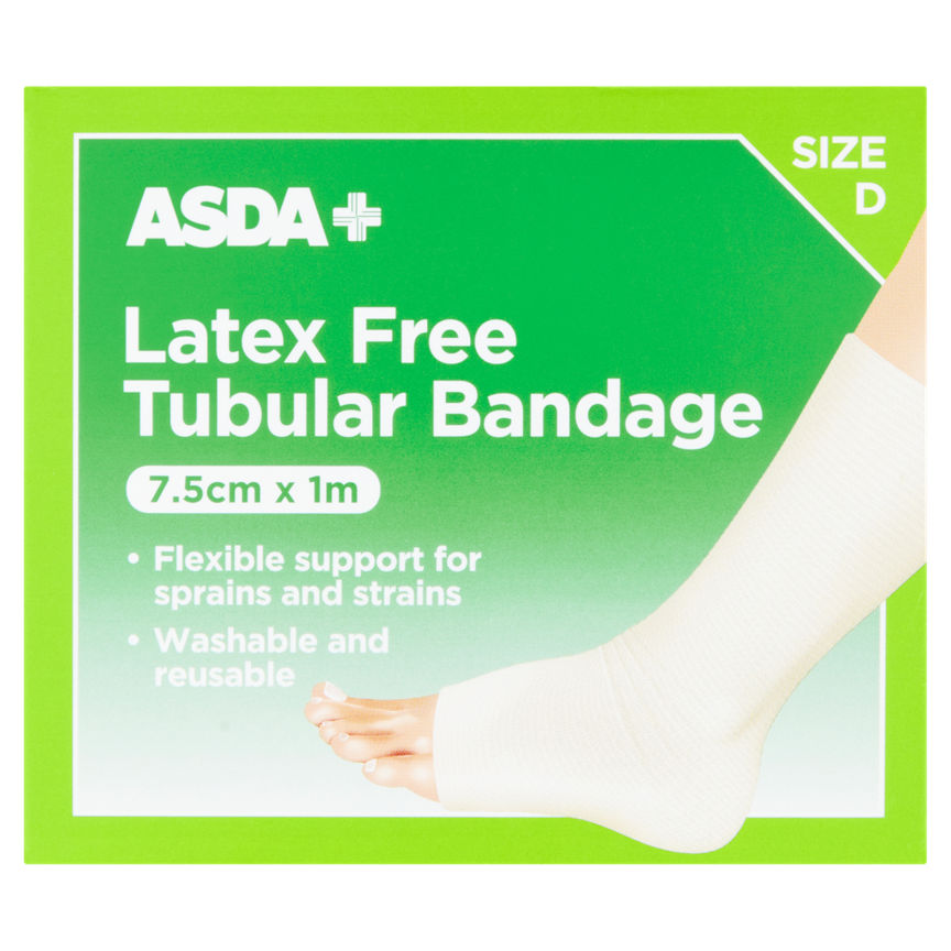 ASDA Latex Free Size D Tubular Bandage GOODS ASDA   