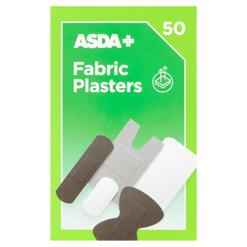 ASDA 50 Fabric Plasters GOODS ASDA   