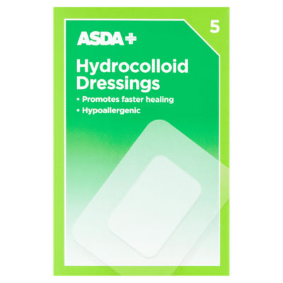 ASDA ASDA Hydrocolloid Dressings 5 Plasters- Buy online at McGrocer