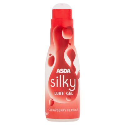 ASDA Silky Lube Gel Strawberry Flavour Personal Lubricant 75ml