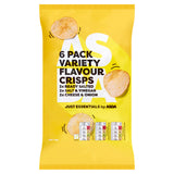 JUST ESSENTIALS by ASDA 6 Pack Variety Flavour Crisps GOODS ASDA   