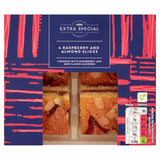 ASDA Extra Special 4 Raspberry and Almond Slices GOODS ASDA   