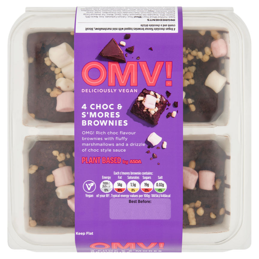 OMV! Deliciously Vegan 4 Choc & S'mores Brownies