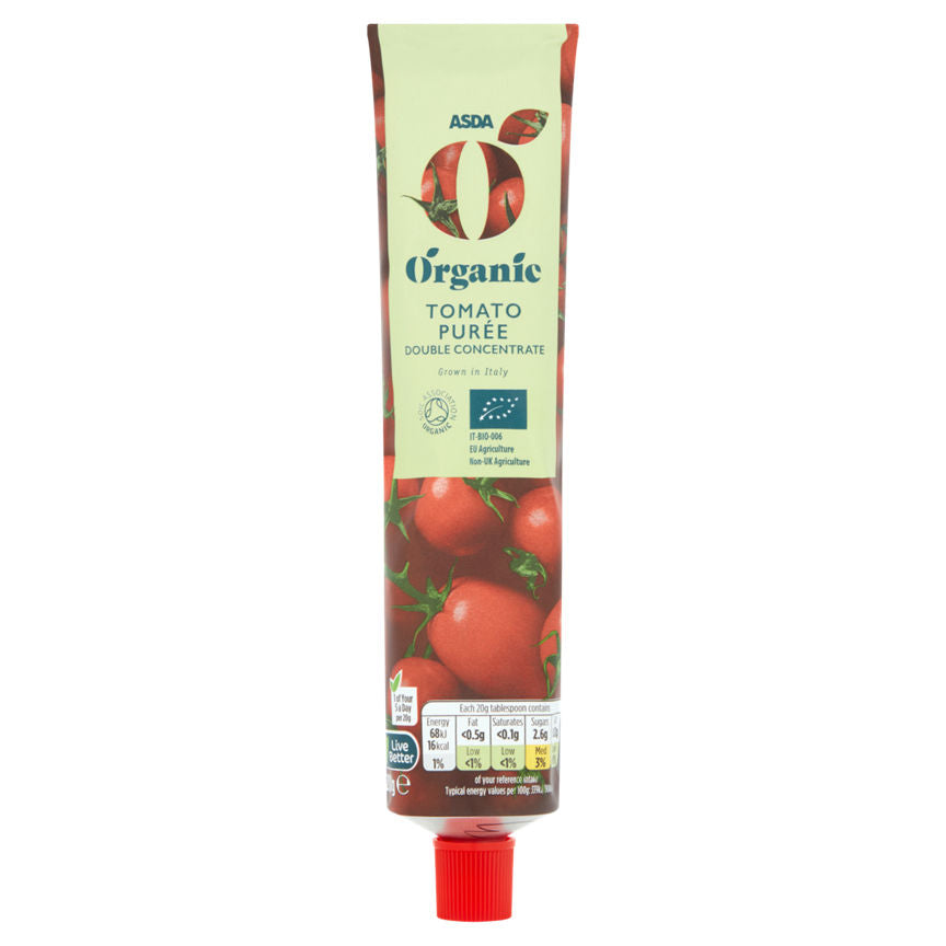 ASDA Organic Tomato Purée Double Concentrate GOODS ASDA   