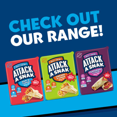 Attack A Snak chicken and cheese wrap kit 86g - British product