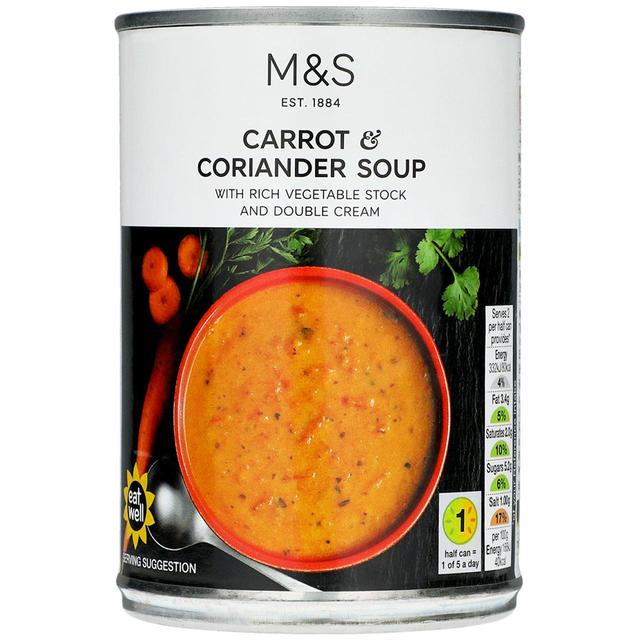 M&S Carrot & Coriander Soup   400g GOODS M&S   