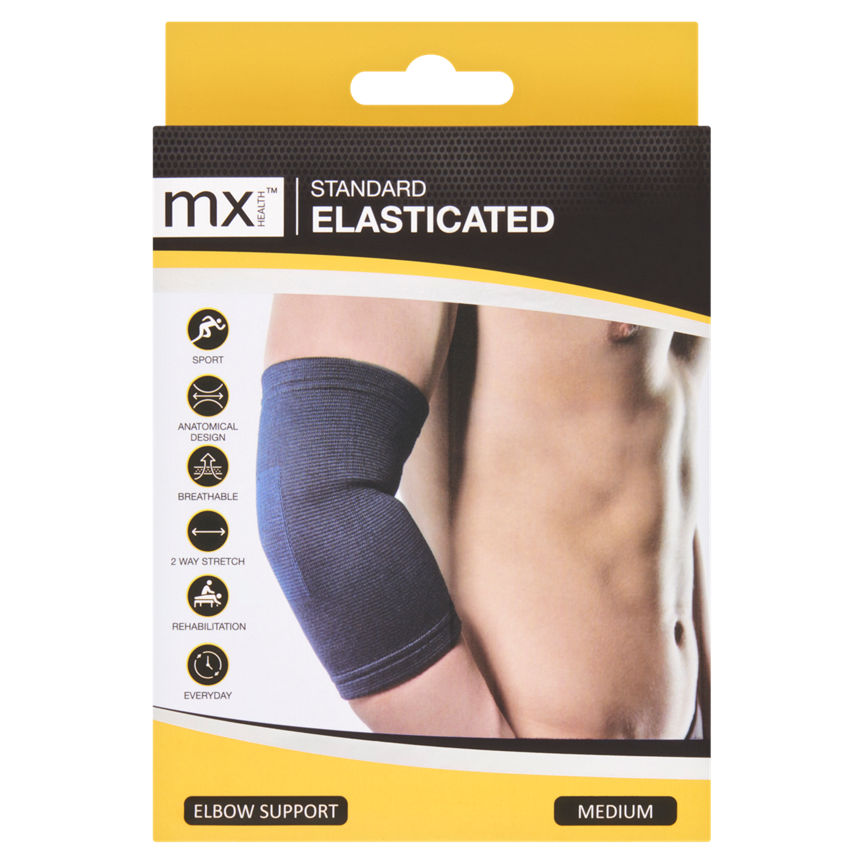 MX Health Standard Elasticated Medium Elbow Support GOODS ASDA   