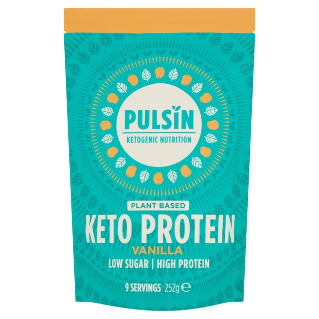 Pulsin Keto Vanilla Vegan Protein Powder    252g GOODS M&S   