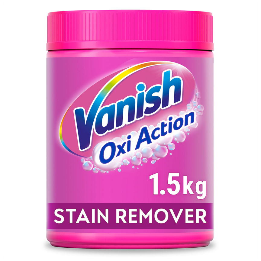 Vanish Oxi Action Fabric Stain Remover Powder - Colours 1.5KG GOODS ASDA   