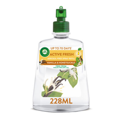 Air Wick autospray refill Vanilla & Honeysuckle 228ml (British brand)