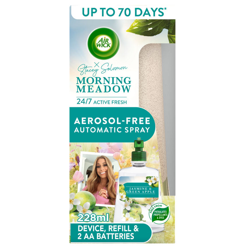 Air Wick Morning Meadow 24/7 Active Fresh Kit 228ml Lasts up to 70 days GOODS ASDA   