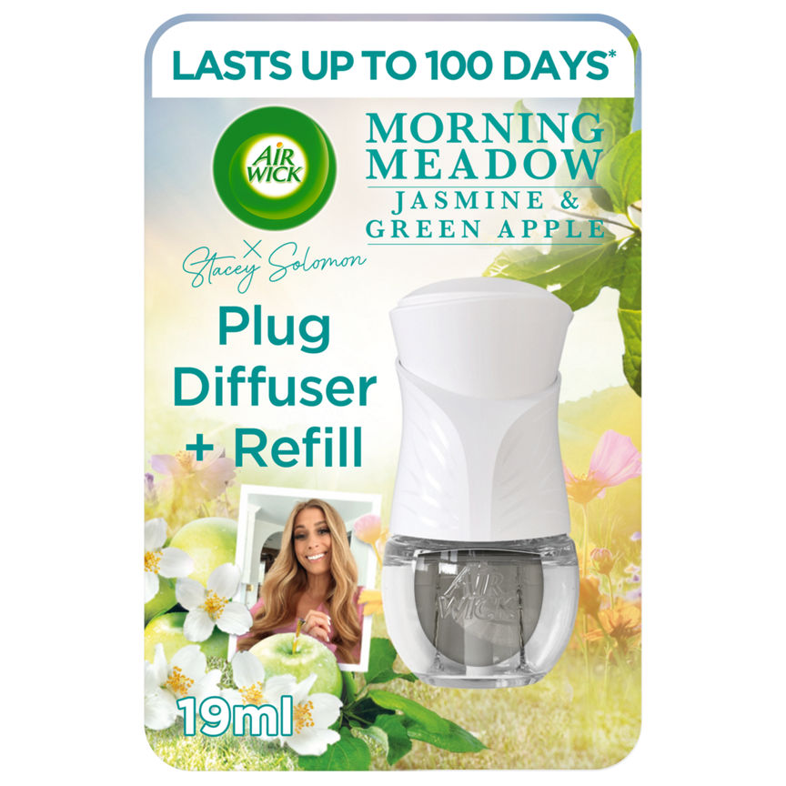 Air Wick Morning Meadow Scented Oil Electrical Plug In Diffuser  Lasts up to 100 days GOODS ASDA   