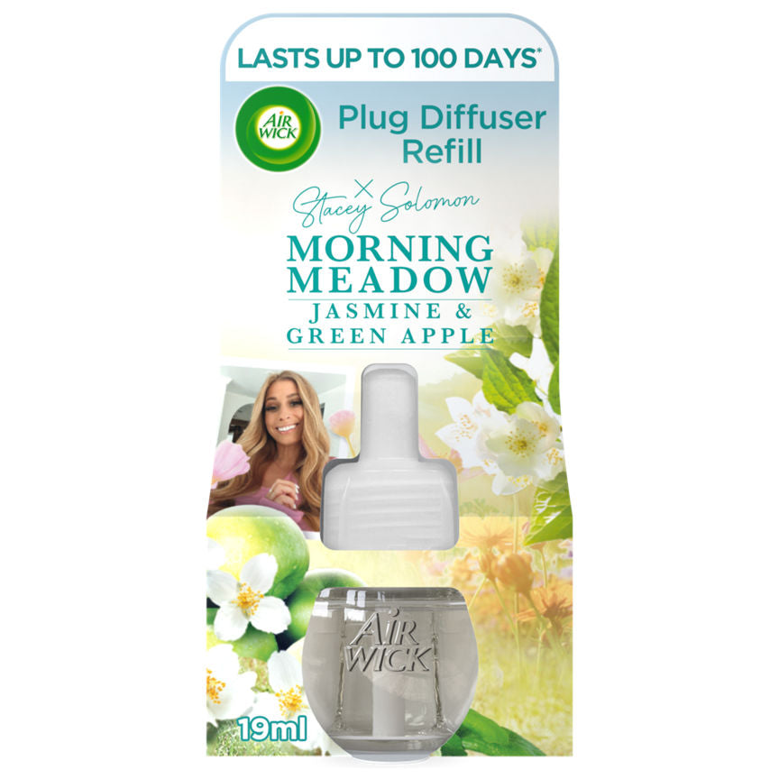 Air Wick Electrical Plug In Air Freshener Refill, Morning Meadow GOODS ASDA   