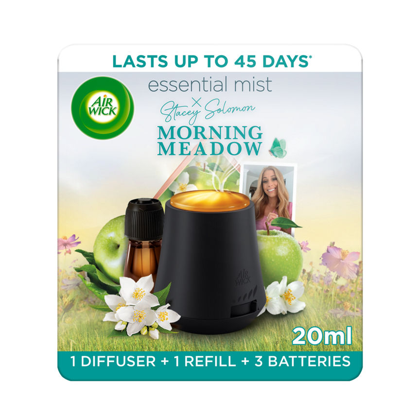 Air Wick Morning Meadow Essential Mist Diffuser  Lasts up to 45 days GOODS ASDA   