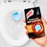 Harpic Power Plus deep clean toilet tabs 6 count - British product