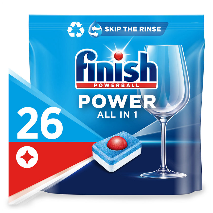 Finish Power All in One Dishwasher Tablets Original, 26 Tablets GOODS ASDA   