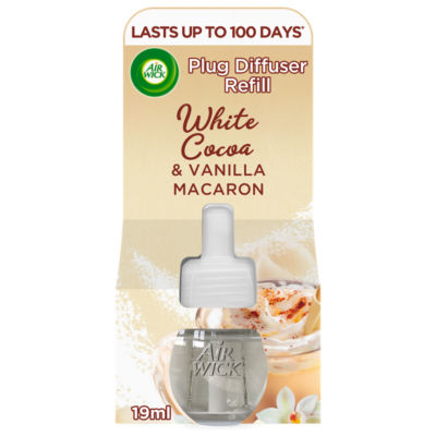 ASDA Air Wick White Cocoa & Vanilla Macaron Plug-in Air Freshener Refill 19ml- Buy online at McGrocer