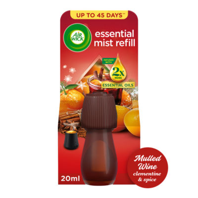 Air Wick essential mist diffuser refill mulled wine 20ml, UK version