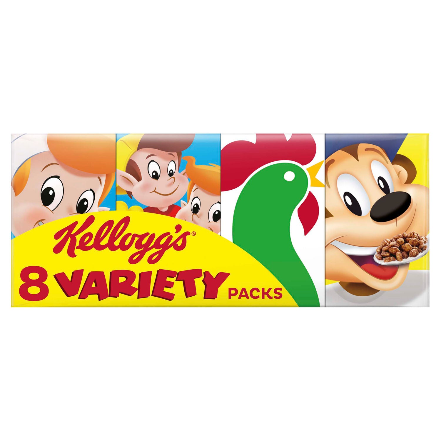 Kellogg's breakfast cereal variety pack 8 pack 196g, imported from the UK