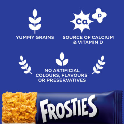 Kellogg's Frosties cereal bars 4x25g, imported from the UK