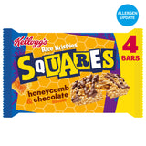 Kellogg's rice cereal bars Honeycomb & Chocolate 4x36g, imported from the UK