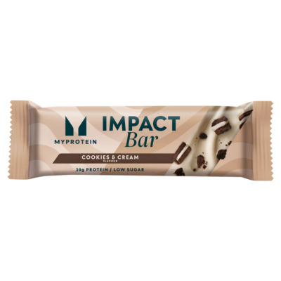 MyProtein protein bar cookies and cream flavour 64g (British brand)