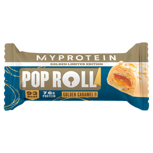 MyProtein  Pop Roll Golden Caramel Flavour 27g GOODS ASDA   