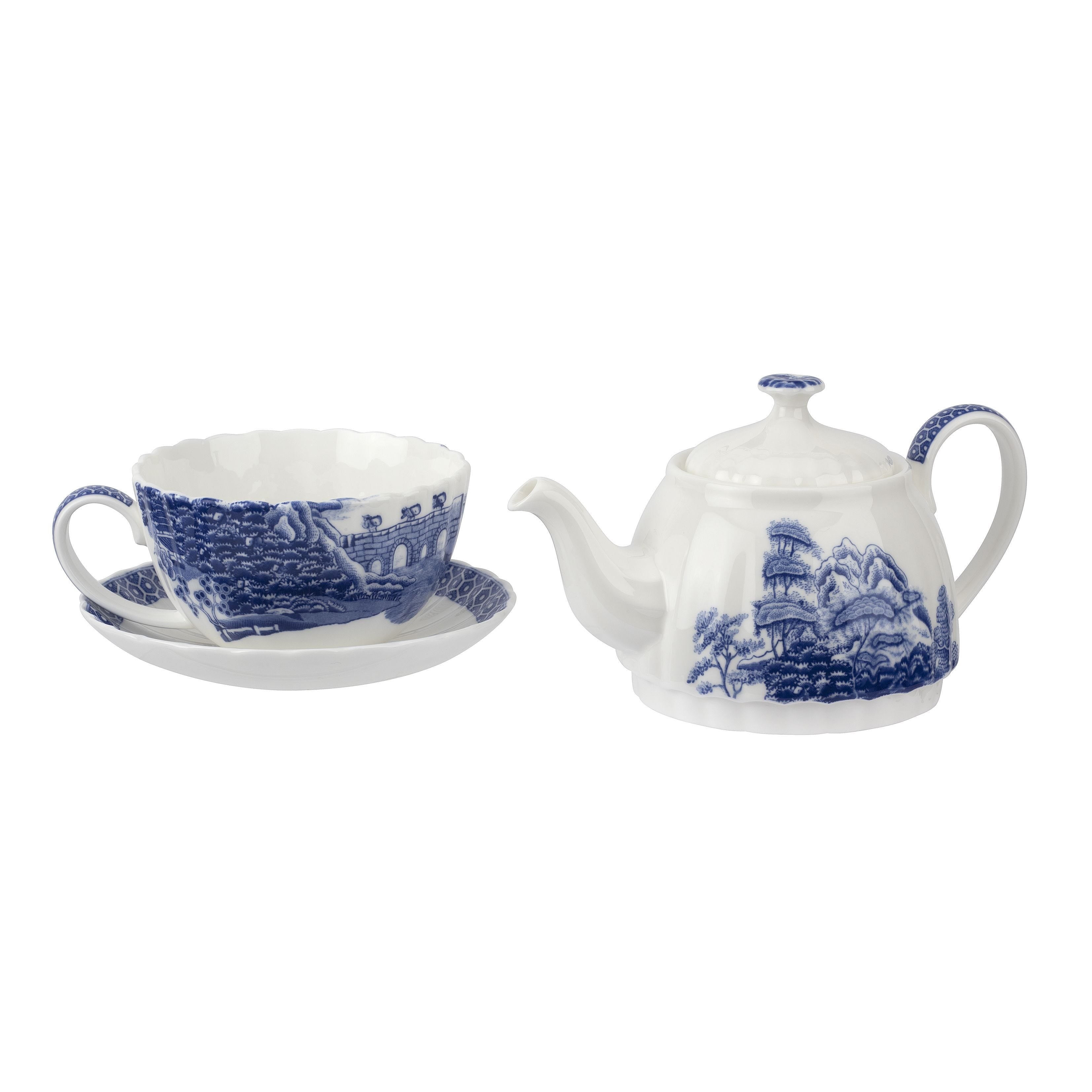 Fortnum's fine bone china tea for one Gardens of Lyra 350ml (British brand)